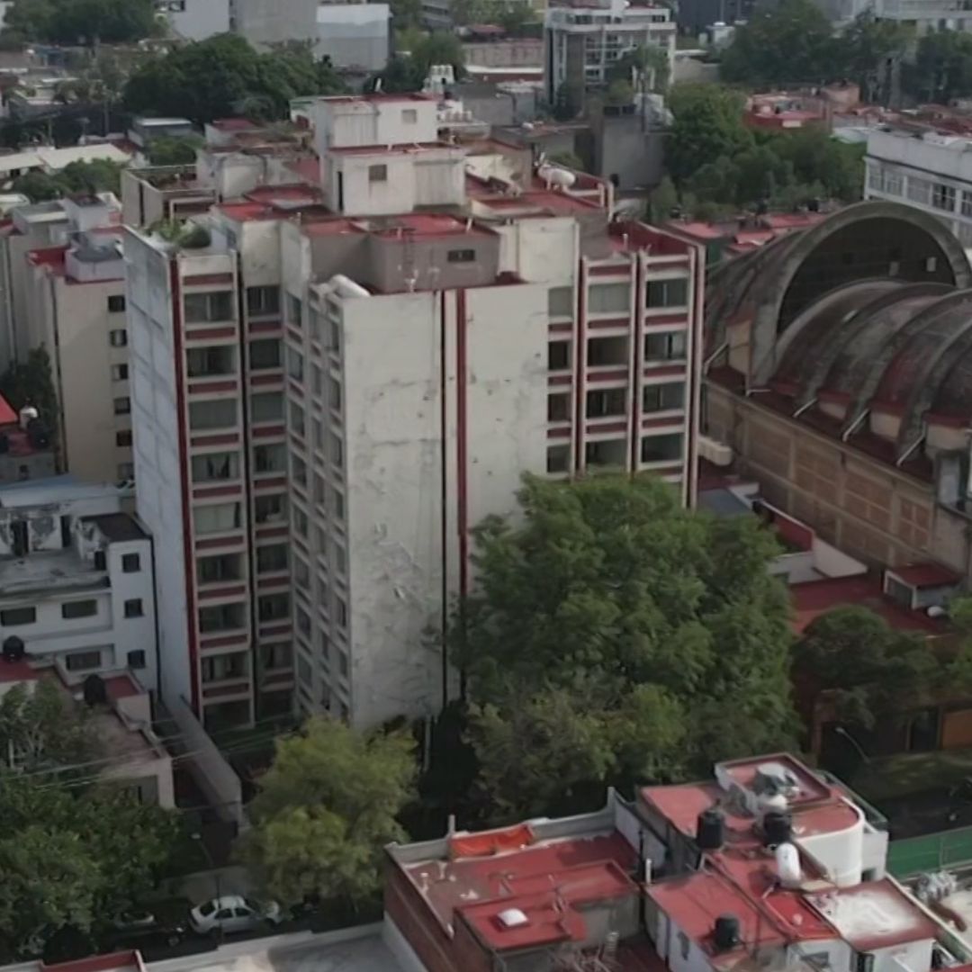 Edificio dañado por el sismo de 2017 en Aguascalientes 12.